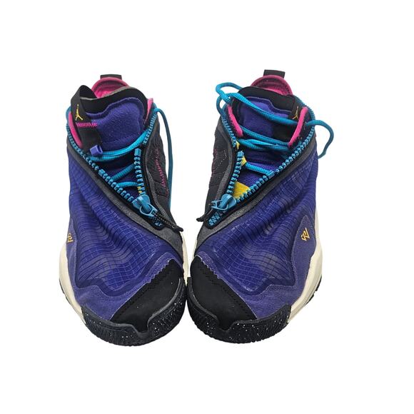 Nike Jordan Why Not Zer0.6 Bright Concord Basketball Shoes Men's Size 11 - Picture 3 of 13